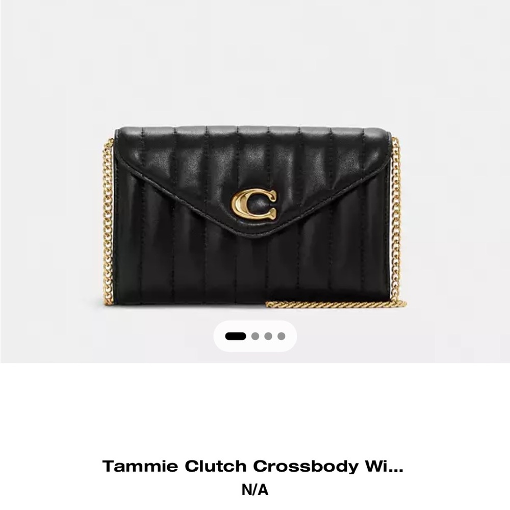 Coach -  TAMMIE CLUTCH CROSSBODY WITH PUFFY LINEAR QUILTING